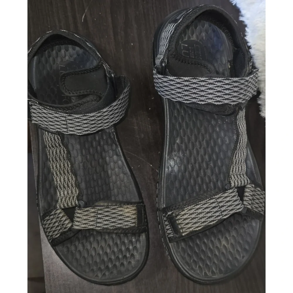Sketchers Black Sandals‎ Size 12 Riptide Adjustable Straps Hiking Outdoors